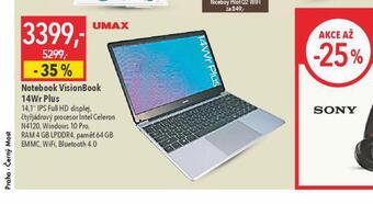 Globus Notebook visionbook umax nabídka