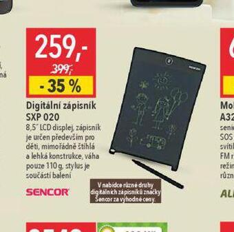 Globus Digitální zápisník sencor nabídka