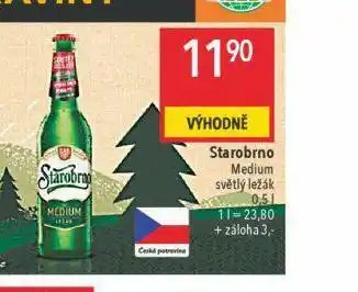 Globus Pivo starobrno medium nabídka