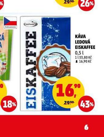 Penny Market Káva ledová eiskaffee nabídka