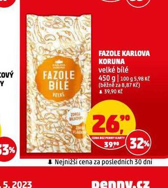 Penny Market Fazole karlova koruna nabídka