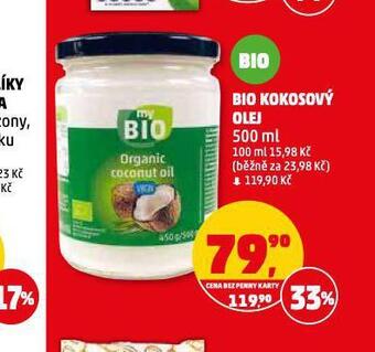 Penny Market Bio kokosový olej nabídka