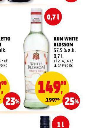 Penny Market Rum white blossom nabídka