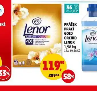 Penny Market Lenor prací prášek nabídka