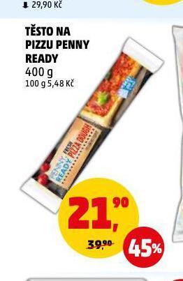 Penny Market Těsto na pizzu nabídka