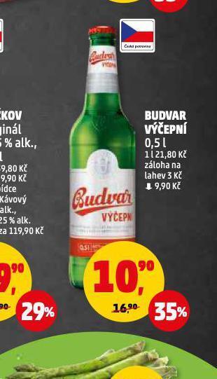 Penny Market Pivo budvar výčepní nabídka