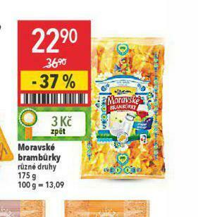 Globus Moravské brambůrky nabídka