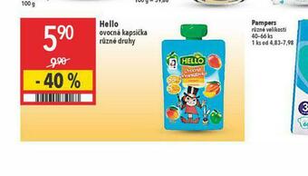 Globus Hello ovocná přesnídávka nabídka