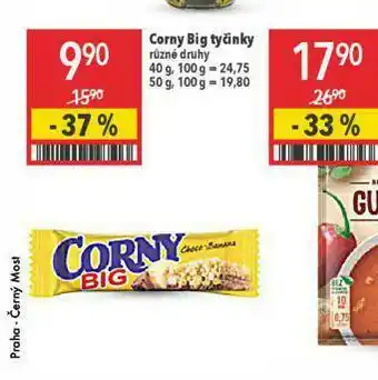 Globus Corny big tyčinka nabídka