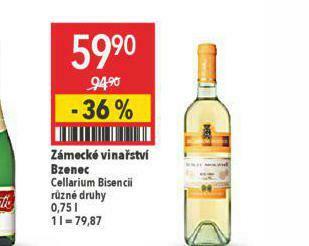 Globus Zámecké vinařství bzenec nabídka
