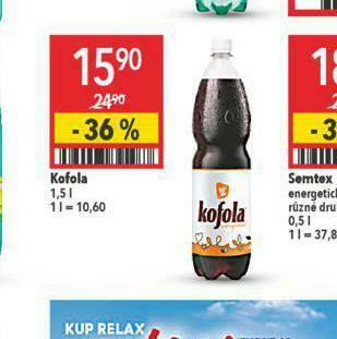 Globus Kofola 1,5l nabídka
