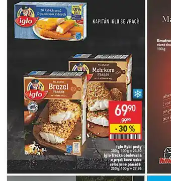 Globus Iglo treska obalovaná v panadě nabídka