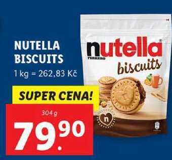 Lidl Nutella biscuits, 304 g nabídka