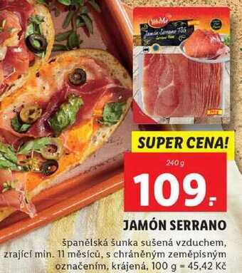Lidl Jamón serrano, 240 g nabídka