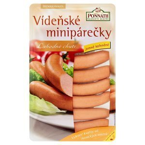 Lidl Ponnath řezničtí mistři vídeňské minipárečky e 200g nabídka