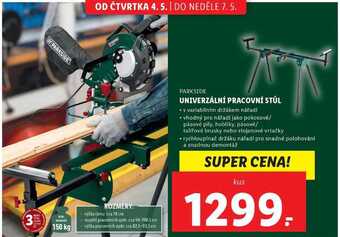 Lidl Univerzální pracovní stůl nabídka