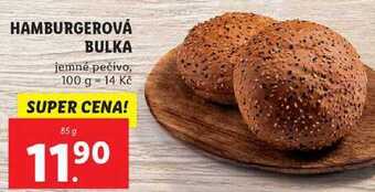 Lidl Hamburgerová bulka, 85 g nabídka