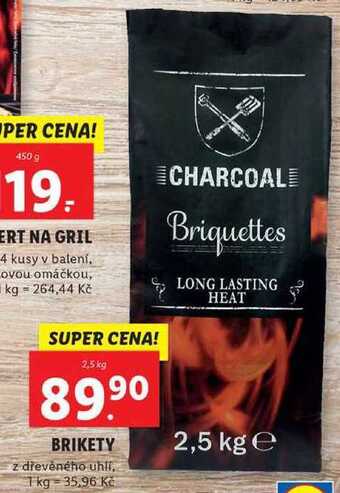 Lidl Brikety, 2,5 kg nabídka