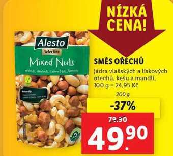 Lidl Směs ořechů, 200 g nabídka