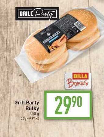 Billa Grill party bulky 300 g nabídka
