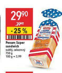 Globus Penam super sandwich nabídka