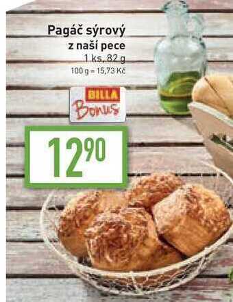 Billa Pagáč sýrový z naší pece 1 ks, 82 g nabídka