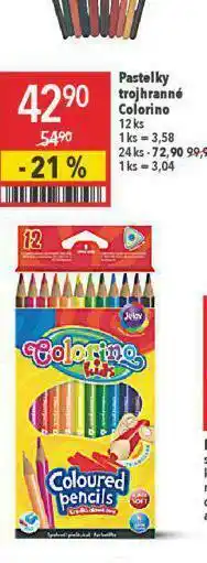 Globus Pastelky trojhranné colorino nabídka
