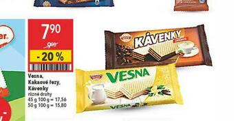 Globus Kávenky, vesna, kakaové řezy nabídka