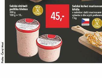 Globus Selská drůbeží paštika nabídka