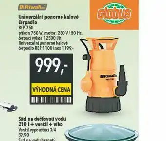 Globus Univerzální ponorné čerpadlo nabídka