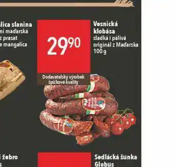 Globus Vesnická klobása nabídka