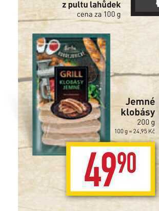 Billa Jemné klobásy 200 g nabídka