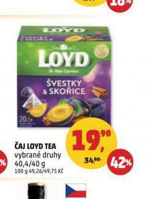 Penny Market Čaj loyd tea nabídka