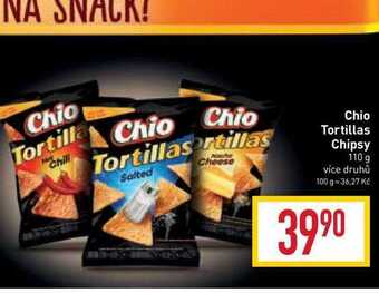 Billa Chio tortillas chipsy 110 g nabídka