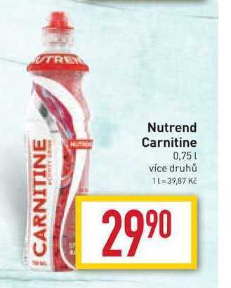 Billa Nutrend carnitine 0,75l nabídka