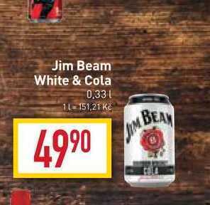Billa Jim beam white & cola 0,33l nabídka
