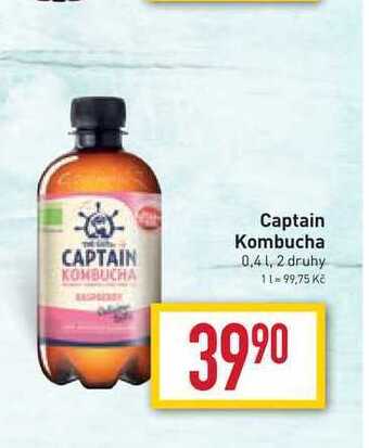 Billa Captain kombucha 0,4l nabídka