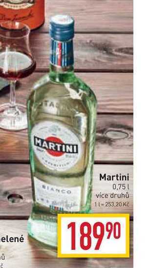 Billa Martini 0,75l nabídka