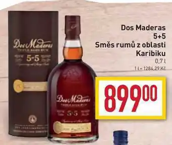 Billa Dos maderas dos maderas 5+5 směs rumů z oblasti karibiku 0,7l nabídka
