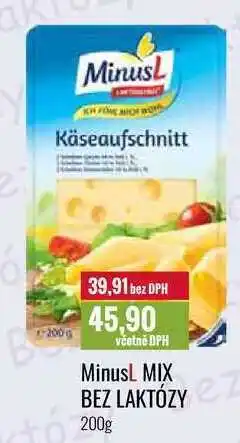 Ratio Minusl mix bez laktózy, 200 g nabídka
