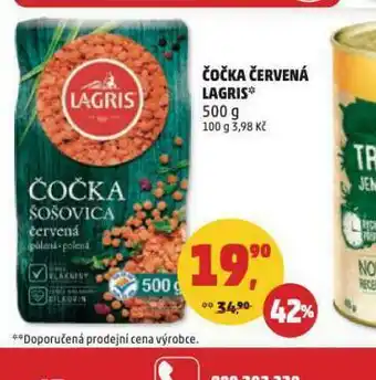 Penny Market Čočka červená lagris nabídka