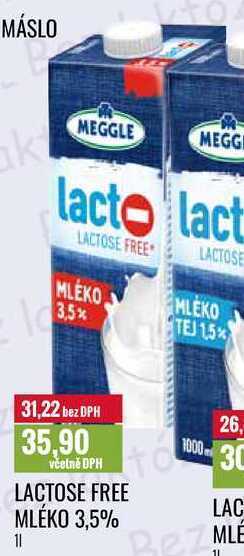 Ratio Lactose free mléko 3,5%, 1 l nabídka