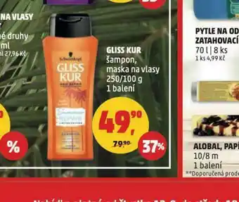 Penny Market Gliss kur šampon, maska na vlasy nabídka