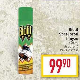 Billa Biolit sprej proti hmyzu 400 ml nabídka