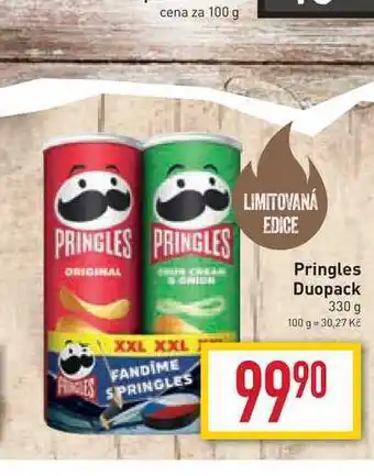 Billa Pringles duopack 330 g nabídka