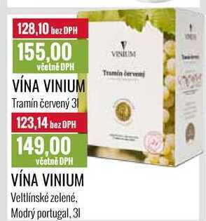 Ratio Vína vinium 3 l nabídka