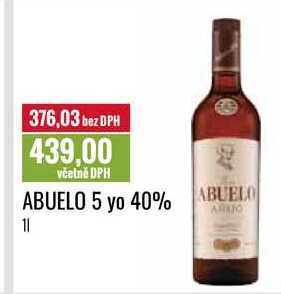 Ratio Abuelo 5 yo 40% 1 l nabídka