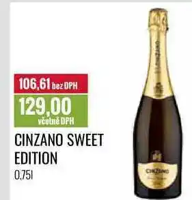 Ratio Cinzano sweet edition 0,75 l nabídka