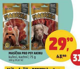 Penny Market Akinu masíčka pro psy nabídka