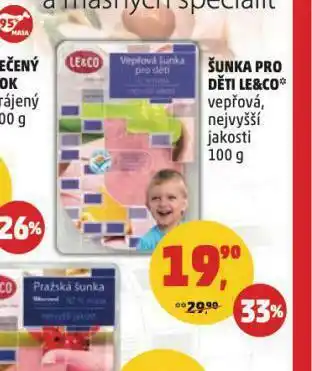 Šunka pro děti le&co